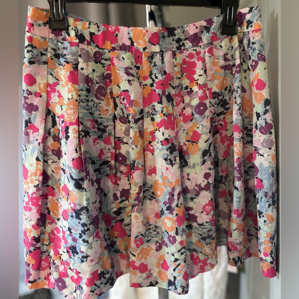 J crew Floral Skirt size 4